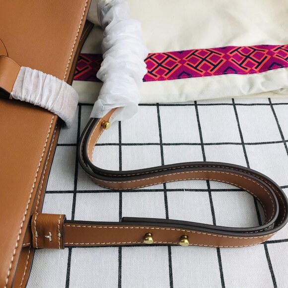 Nwt Tory Burch aged cameo miller hobo authentic - Picture 10 of 10